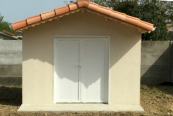 Abri de jardin Indépendant béton enduit Par ABRIDIS